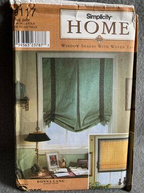 Simplicity Window Treatments Shades Sewing Pattern 9117 - Uncut